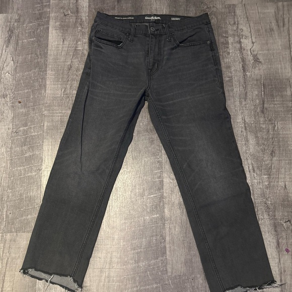 Goodfellow & Co Charcoal Frayed Hem Jeans - Picture 2 of 2
